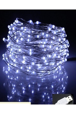 Hidz Peri Led Işık 3 Metre Usb Girişli Beyaz