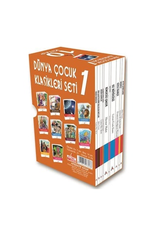 Dünya Çocuk Klasikleri Seti  - 1 (10 Kitap)- Aperatif Kitap