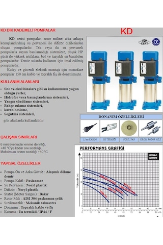 Bestpump 3 Hp-380v-7 Kademeli Dikey Milli Santrifüj Su Pompa