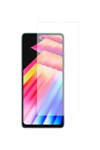 İnfinix Hot 30 Uyumlu Temperli Ekran Koruyucu Kırılmaz Cam Ekonomik 5'li Paket