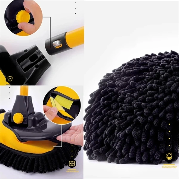 Teleskopik Saplı Kuru Islak Oto Yıkama Fırçası 1239642