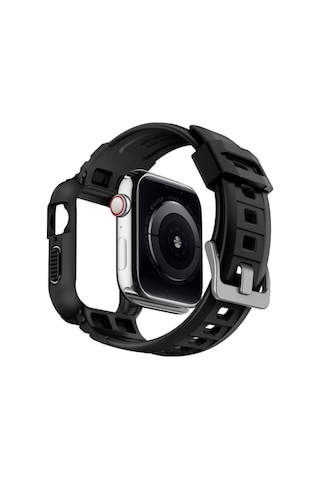 Spigen Apple Uyumlu Watch Serisi 40mm / 41mm Kılıf, Rugged Armor Pro Black - Acs00546