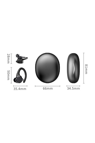 Prestigegoods Ax9 Tws Bluetooth 5.2 Kablosuz Kulaklık - 10 Saat Müzik - Ipx6 Su Geçirmez - 3d Bass