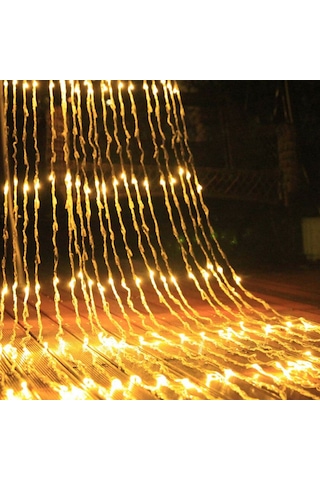 Sunlight 3x3m Yağmur Perde Led Aydınlatma Animasyonlu Beyaz