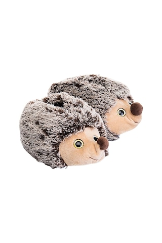 Twigy Kirpi Çocuk Hayvanlı Panduf Gri 28/35 CC0651