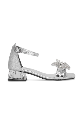 Elit Br-f-155-25y Filet Kız Çocuk Abiye Ayakkabı Gümüş Gümüş