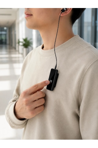 Tek Kulaklıklı Bluetooth Kulaklık Klipsli Mini Taşınabilir Müzik Ve Görüşme Cihazı