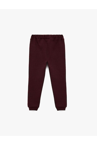 Koton Jogger Bordo Erkek Çocuk Eşofman Altı 6wmb40036tk Bordo