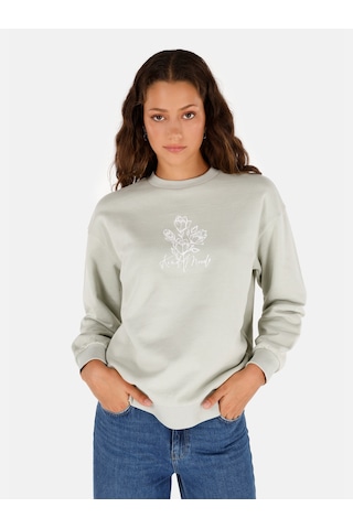 Colin's Colins Yeşil Kadın Sweatshirt Cl1070560 Q1.v2 Mgr Mint Yeşili