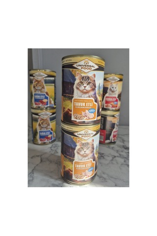2 Adet 400 Gr Premıum Yaş Kedi Maması. Parça Etli Soslu