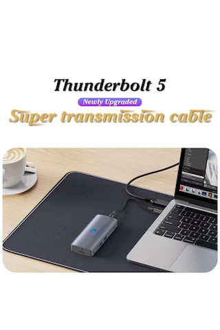 Thunderbolt 5 Kablo 2 Metre 80gbps 240w 16k 60hz Pasif Etron Ej903w Zr1323 -