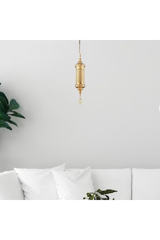 Tasarım Avize Metal Gold Altın