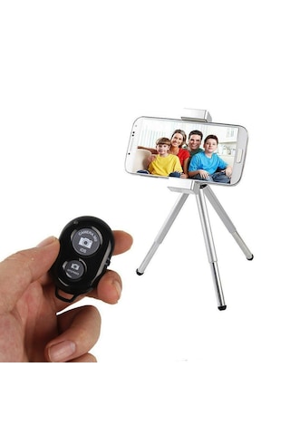 Bluetoothlu Uzaktan Fotoğraf Çekim Kumandası Siyah - Al4805