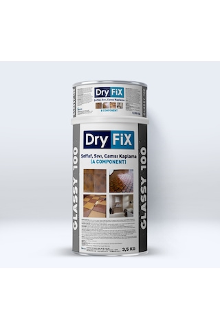Dryfix Glassy 100 Sıvı Cam Şeffaf Kaplama 4 Kg Dryfix Glassy 100 Sıvı Cam Şeffaf Kaplama 4 Kg