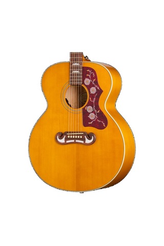 Epiphone J-200 Studio Elektro Akustik Gitar Natural