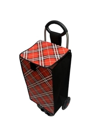 Pazar Araba Çantası Torbası Yedek Çanta 32x55x26 Cm 1 Adet Kırmızı Genel