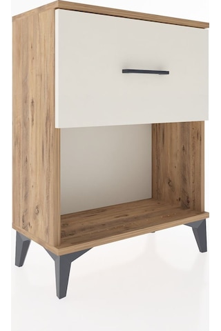 Arges Komodin 2 Çekmeceli 60x30x80 Çam-aytaşı Çam
