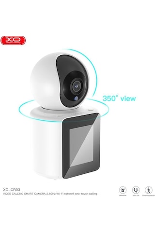 1080p Wifi Akıllı Güvenlik Kamerası 360 Ptz, Görüntülü Arama, Gece Görüşlü Ev Kamerası