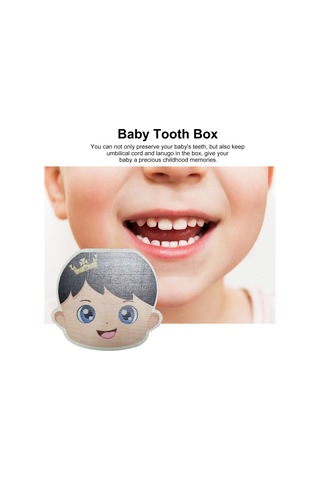 Geeroyoo Bebek Diş Saklama Kutusu - Ahşap Bebek Diş Ve Saç Muhafaza Kutusu, Çocuk Diş Evi, Rusça Erkek Bebek