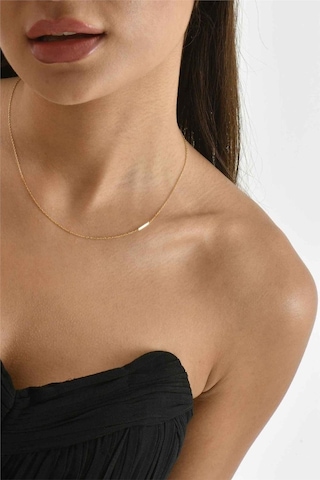 Minamis Silver 925 Ayar Gümüş I Harfi Kadın Köprücük Kolye-2295