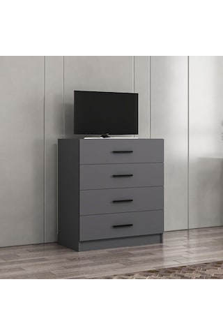 Minar Kale Tv Çekmece Modül-antrasit