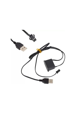 Sh Powermaster 5 Metre 5 Volt Usb Adaptörlü Neon Sarı İp Aydınlatma Pm-6081 Najmaddin