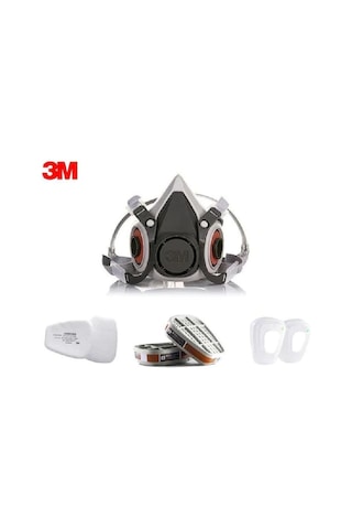 3M 6200 Yarım Yüz Maskesi + 3M 6057 Abe Filtre + 3M 5935 P3