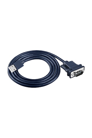 Xurunkeji Usb'den Rs232'ye Dönüştürücü Db9 Seri Port Kablosu Endüstriyel 9-pin Dönüşüm Kablosu Db9 Erkek Dişi Veri İletim Teli