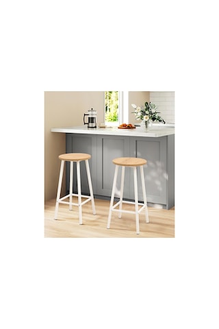 Esyala Riva 2'li Tabure Karina Beyaz