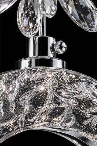 Medusa Model 4 Lü Krom Kaplama 3 Renk Kumandalı Salon Mutfak Oturma Yatak Odası Modern Led Avize