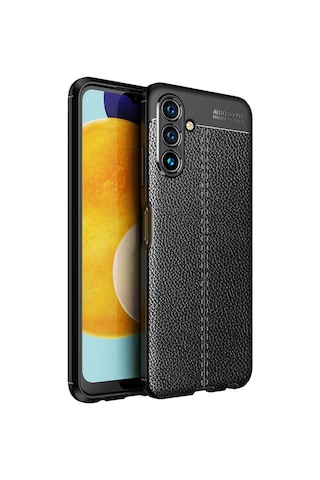 Galaxy A13 5G Kılıf Zore Niss Deri Desenli Silikon Kılıf