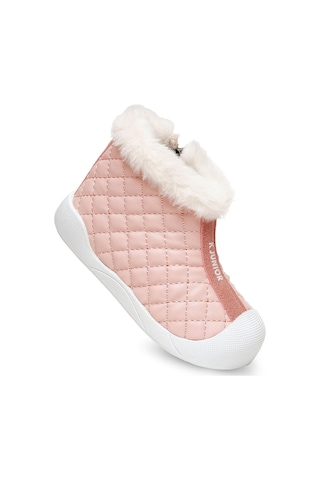 Kaptan Junior Kız Bebek Çocuk Botu Ortopedik İlkadım Kaymaz Taban Bmlk 650 Pembe