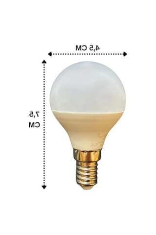 3 Adet 7w E14 Led Mini Ampul, Beyaz Işık Seçeneği -