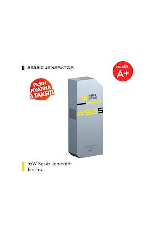 5kW LiFePO4 Lityum Demir Fosfat Tek Faz Sessiz Jeneratör