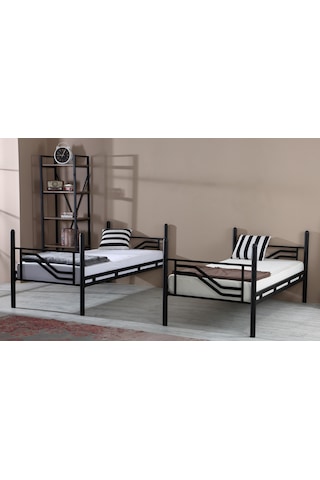 Ranzacı Solid Karyola 90X190 - Genç Çocuk Yatak Odası Metal Karyola/Si...