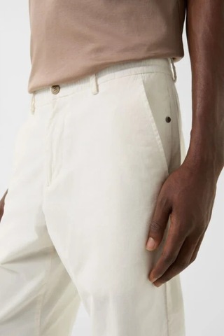 Bogner Marcus Lüks Günlük Stil, Erkek Kadife Pantolon Krem