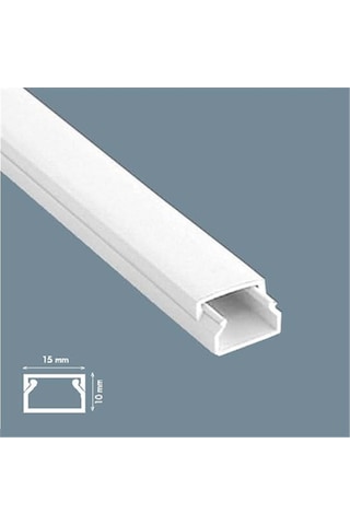 15x10 Mm Yapışkanlı Kablo Kanalı 9 Metre