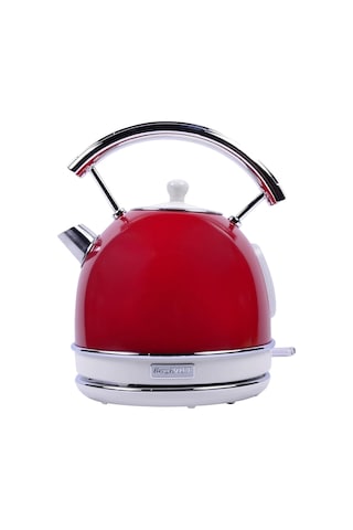 Berghoff Gem Retro 1.7 Litre Kırmızı Yuvarlak Su Isıtıcısı Kırmı
