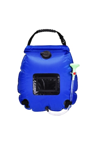Aotu At6628 20l Outdoor Güneş Isıtmalı Duş Çantası Mavi