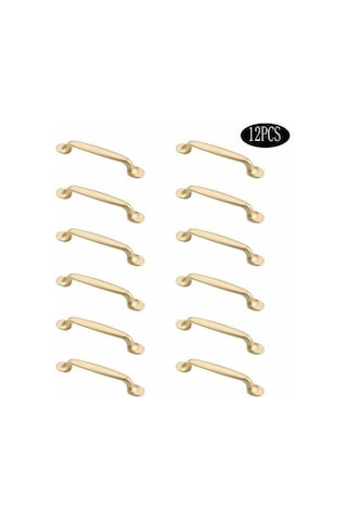 12 Adet Altın Mobilya Kulpu, Altın Mutfak Kapı Kulpu, Çekmece Kulpu, Yatak Odası Çekmece Kulpu, Dolap Kulpu, Altın Mutfak Kapısı