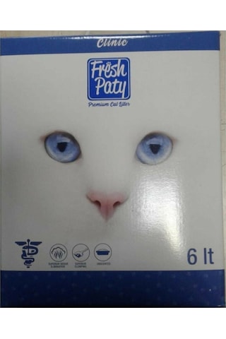 Fresh Paty Clinic Kokusuz Ultra Topaklaşan Bentonit Kedi Kumu 6 L