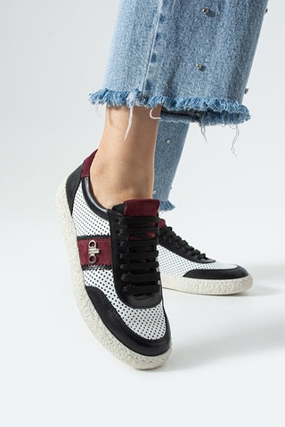 Dericia Shoes Bloom Hakiki Deri Günlük Rahat Kadın Sneaker Çok Renkli