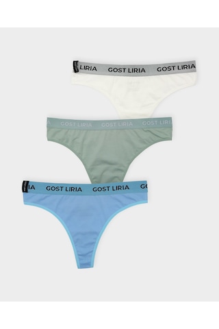 Gost Liria Dream Kadın String Külot 3 Lü Paket - Çok Renkli Çok Renkli
