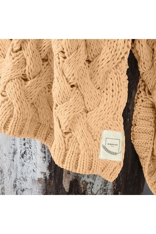 Serenita Saç Örgü Triko Tv Battaniyesi Throw Koltuk Şalı (538861582)-110X160