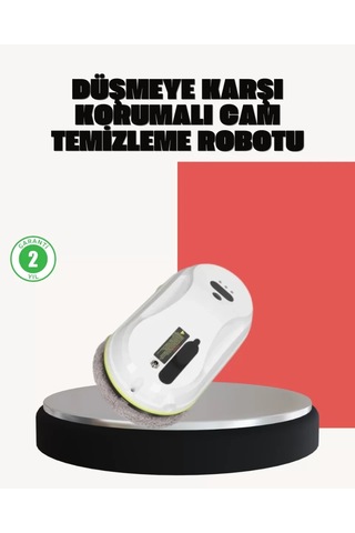 Home Ups Destekli Düşmeye Karşı Korumalı Cam Temizleme Robotu Çok Renkli