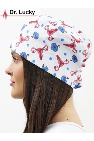 Dr. Lucky Jinekolog İçin Pamuklu Tıbbi Başlık 293602124