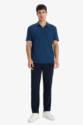Defacto Regular Fit Krinkıl Polo Yaka Kısa Kollu Tişört E1207ax25aunv147 Lacivert