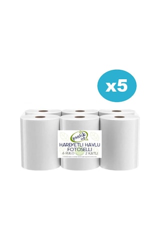 Pratiksoft Fotoselli Hareketli Kağıt Havlu 6'lı 5 Paket Pratiksoft Fotoselli Hareketli Kağıt Havlu 6'lı 5 Paket