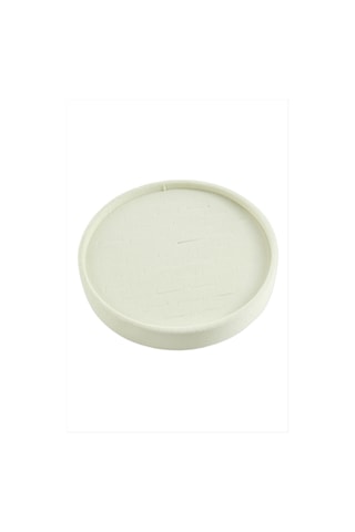 Yuvarlak Ahşap Anfora Kumaş Yüzüklük 20 Cm Çok Renkli