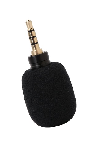 Moveevo 3.5mm Dört Kutup Tek Sesli Direk Takılabilir Mini Mikrofon Ey-630a - Cep Telefonu, Tablet, Fotoğraf Makinesi Uyumlu, Yüksek Hassasiyetli, Taşınabilir